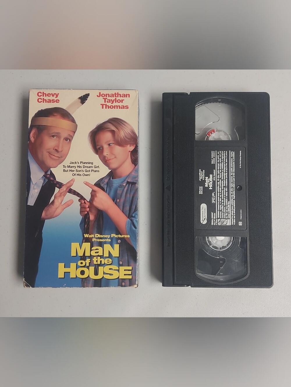 Vintage 1995 Man of the House VHS Movie Chevy Chase JTT